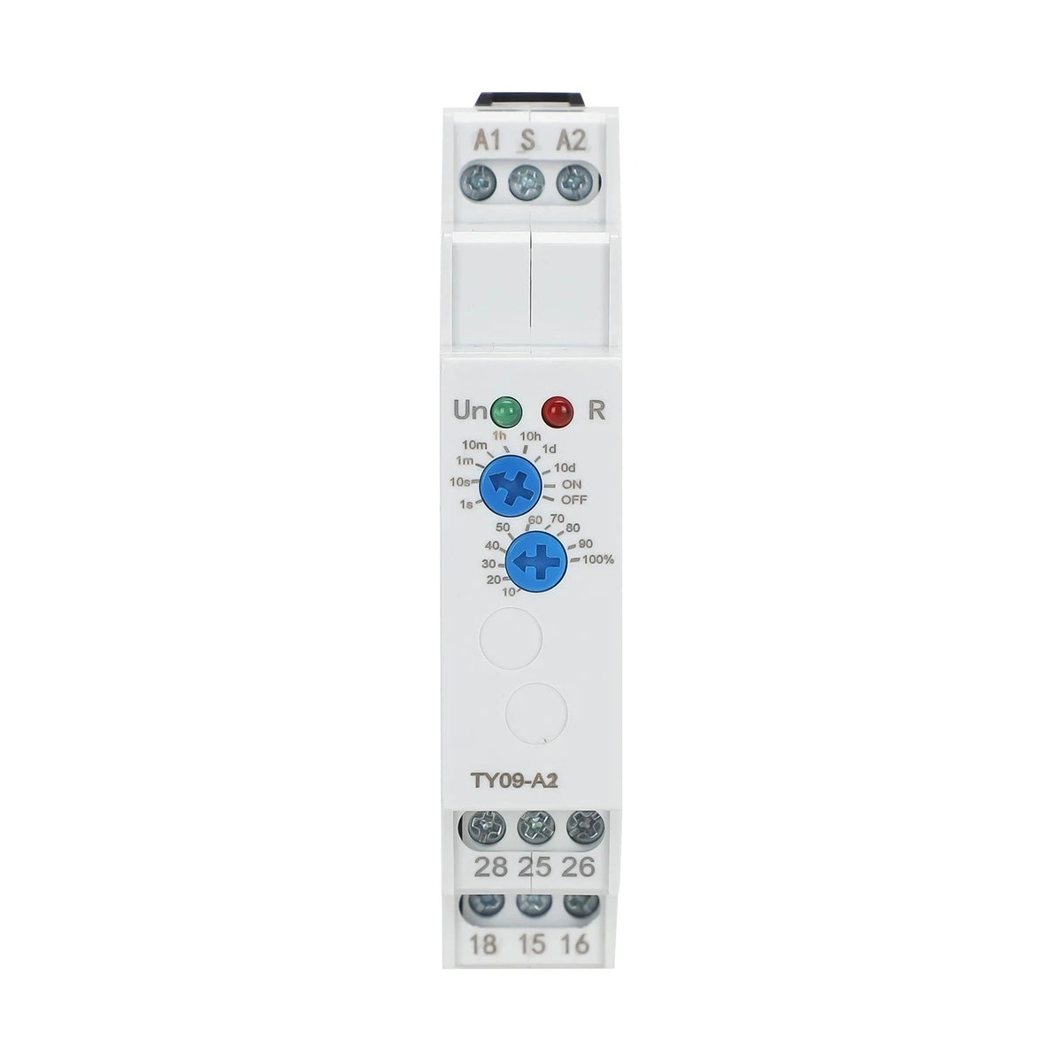 Din Rail Time Relay A Power-On Delay B Delay Disconnection AC/DC 12V-240V 16A 0.1S~10 Days Power-on delay automatic switch