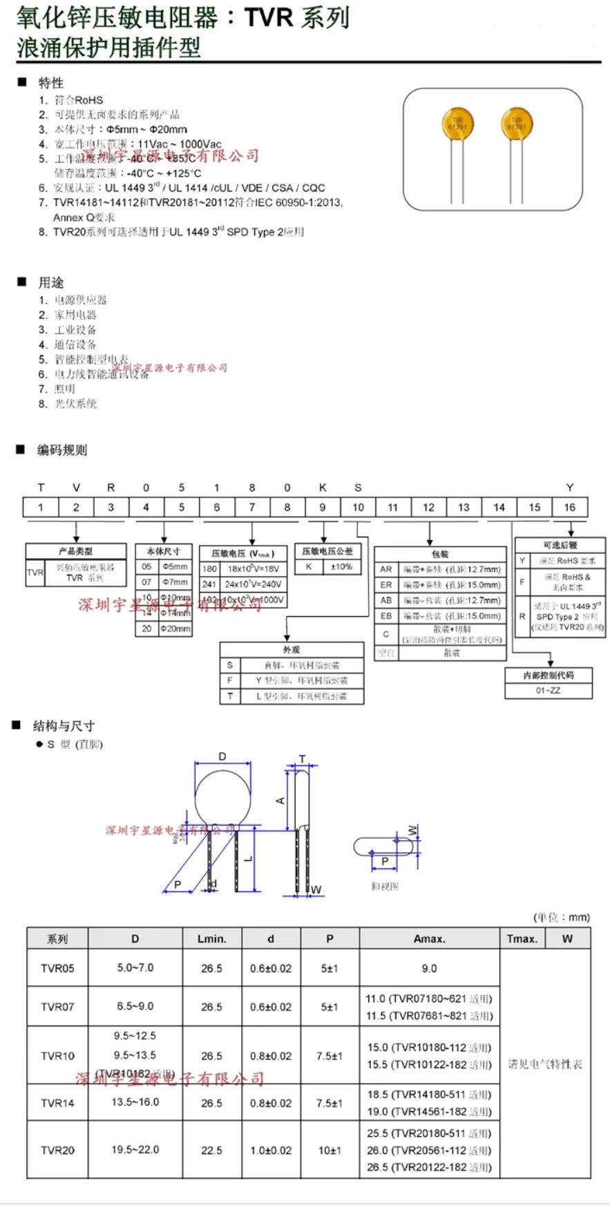 10PCS TVR Varistor 14D471K TVR14471KSY TVR14471
