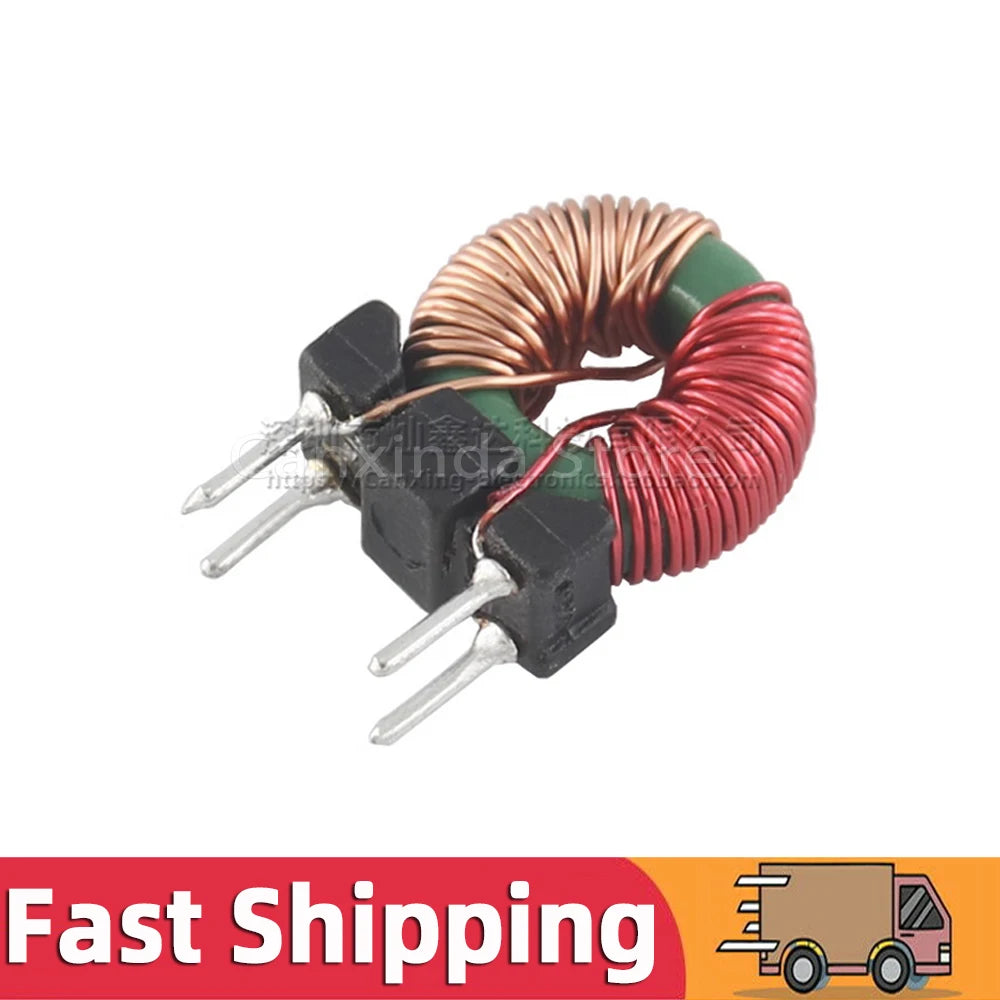 5pcs Vertical Toroid 953 Magnetic Ring Common Mode Inductor Wire Wind Wound Coil Inductance 2A 470uH 1mH 2mH 3mH Power Filter