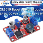 5A DC-DC Step Up Power Module Boost Volt Converter 3.3V-35V To 5V 6V 9V 12V 24V XL6019