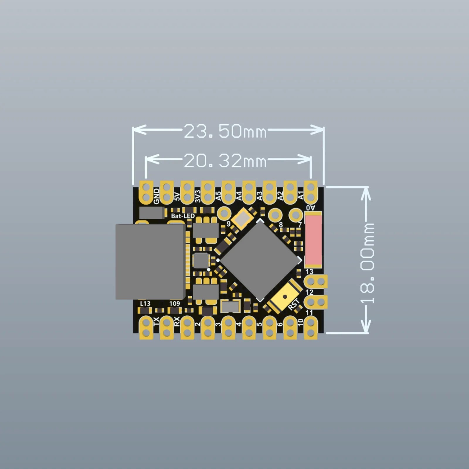 Supermini NRF52840 Development Board Core Board Bluetooth Ble5.2 Low Power Consumption