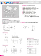 TJC2 7.5/5.0mm Straight Pin Header Plug Housing Terminal 1P 2P 3P 4P 5P 6P 1+1 1+2 1+3 1+4 1+5  Strip Bar Wire Connector Harness