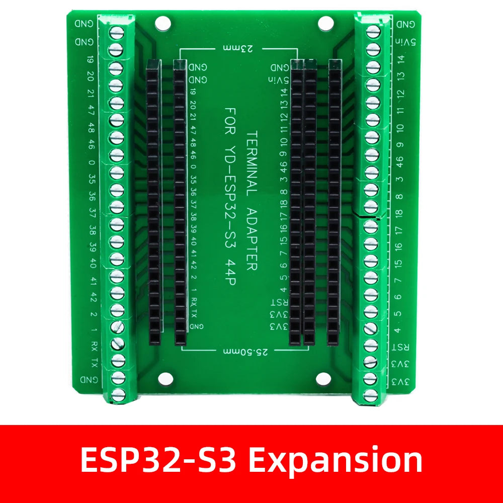ESP32-S3 Development Board with Expansion Adapter Kit, IPEX 2.4 GHz Wi-Fi and Bluetooth Module, MCU ESP32-S3WROOM-1 N16R8