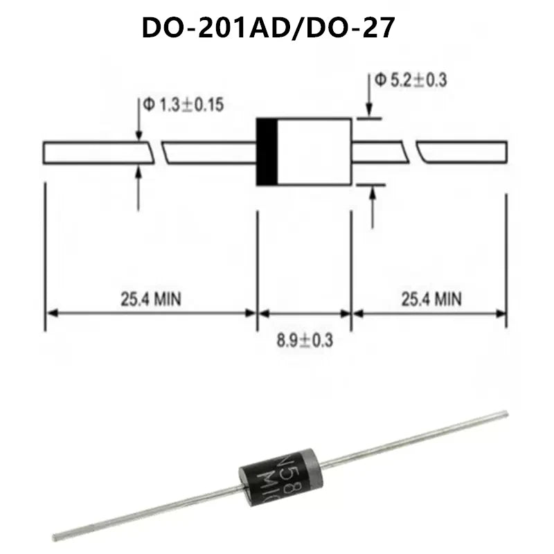 10PCS,TVS Diode DO-27 1500W 6.8V 12V 15V 18V 24V 33V 36V 200V 250V 400V 1.5KE 6.8A 12A 15A 18A 24A 33A 36A 150A 200A 300A 400A