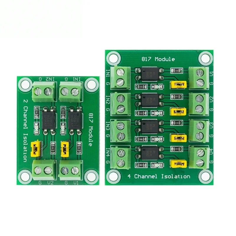 PC817 2/4/8 Channel Optocoupler Isolation Board Voltage Converter Adapter Module 3.6-30V Driver Photoelectric Isolated Module