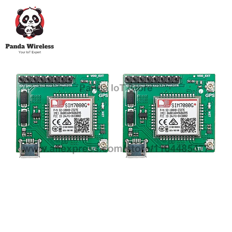 SIMCOM Core Board SIM7080G LTE CAT-M NB-IoT Module with USB Port Built-In SIM868 External LTE GPS for IoT Applications