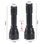 200 Yard T21 IR Flashlight Zoomable Focus 10 Watt 850nm-940nm LED Infrared Radiation Lamp Night Vision Torch Hunting Lantern