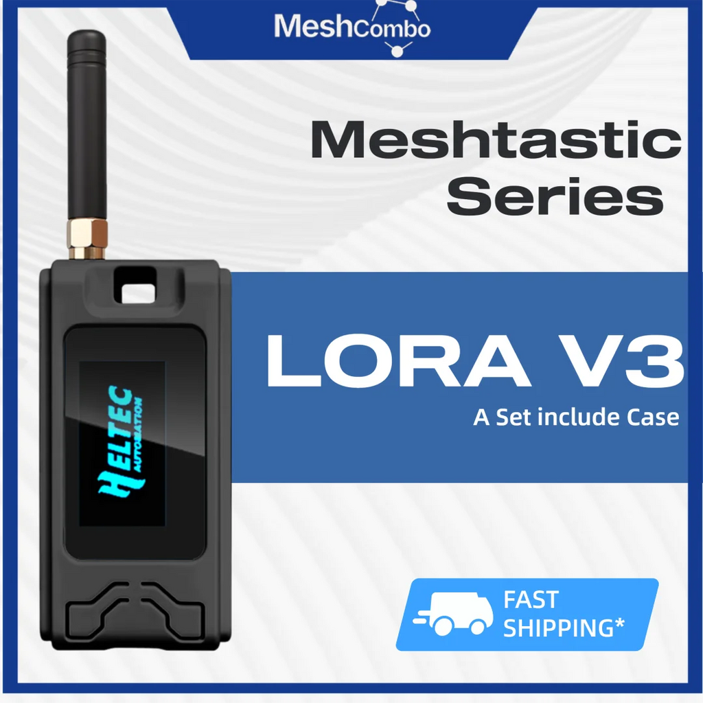 1 Set Heltec ESP32 LoRa V3 Module Board SX1262 CP2102 Meshtastic LoRaWAN IoT Node With 915 MHz Antenna Protect Case