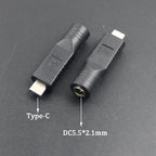 PD USB Adapter C Type C Male To 4.0*1.7 5.5*2.1 5.5*2.5 7.4*5.0 7.9*5.5mm Female Plug Converter DC Power Jack Connector