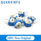 10PCS RM063 RM-063 100 200 500 1K 2K 5K 10K 20K 50K 100K 200K 500K 1m Ohm Trimpot Trimmer Potentiometer Variable Resistor