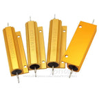 100W Aluminum Housing Wirewound Resistor Metal Case Power Resistor 0.01R 0.1R 0.5R 1R 2R 4R 8R 10R 20R 100R 300R 1K 10K 100K Ohm