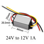 24V to 12V 1A-10A Step Down Converter Adaptive DC to DC Buck Converter Transformer Module Regulator Car Power Supply Module