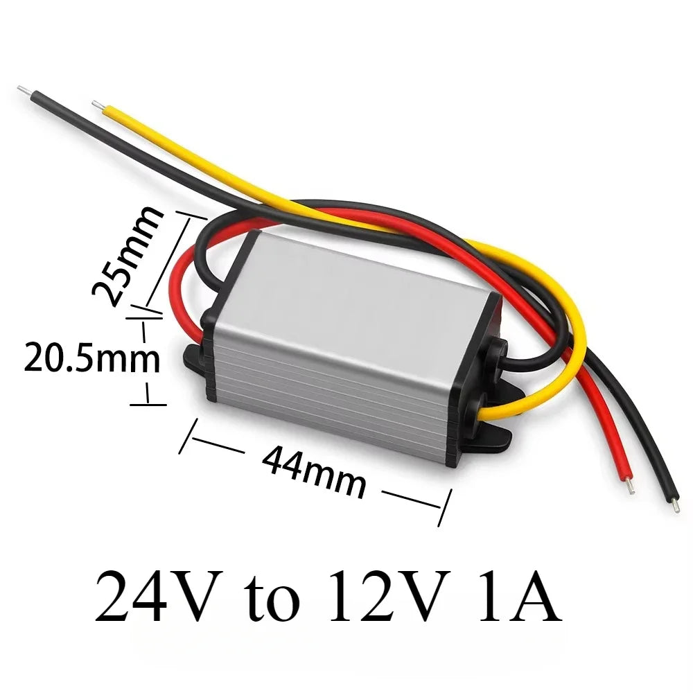 24V to 12V 1A-10A Step Down Converter Adaptive DC to DC Buck Converter Transformer Module Regulator Car Power Supply Module