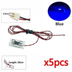 DIY 0.8mm Pin 1x1 1x2 1x4 Length 50cm SMD LED 2835  Remote Control Building Block Flash Lamp City Street Light Bricks