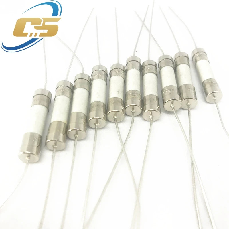 10PCS 5*20mm Fast Break Ceramic Fuse Slow Blow Tube Fuse With a pin 5X20MM 250V 0.5A 1A 2A 3A 4A 5A 6A 7A 8A 10A 12A 15A 20A 25A