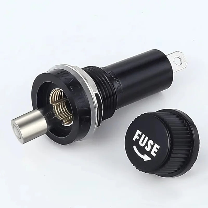 5/20/100PCS 5*20mm 6*30mm Glass Fuse Holders Insurance Tube Socket Fuse Holder For Insurance Panel Mount Fuse Holder 5x20 6x30