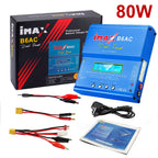 Imax B6 AC RC Charger 80W B6AC 6A Balance Charger Digital LCD Screen Li-ion LiFe Nimh Nicd PB Lipo Battery Discharger