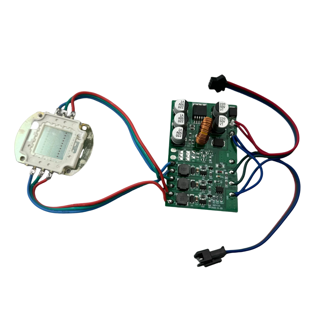 DC12-24V 30W High Power WS2811 RGB IC LED Pixel Module IP20 Smart 10R10G10B COB Pixel Light 3Pin JST in and Output