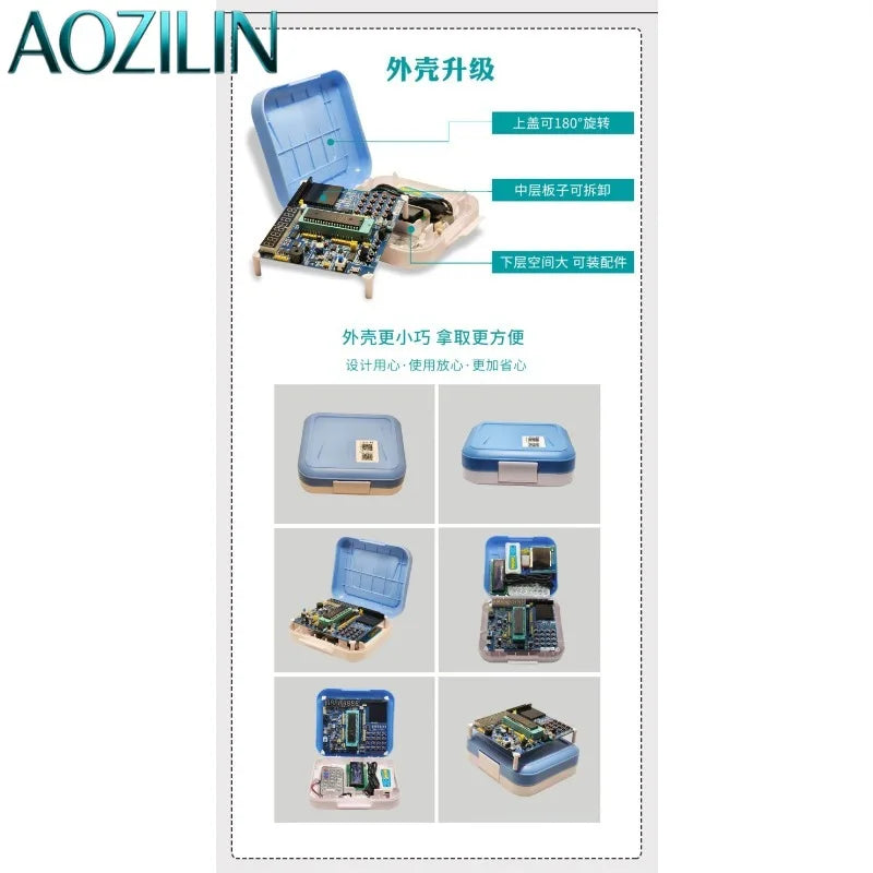 AOZILIN STC89C52 51 MCU Development Board 8051 Microcontroller Learning Experiment Kit
