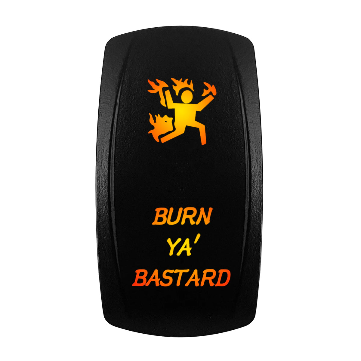 12V-24V Orange Led Rocker Switch Waterproof 20A Amber Light SPST DPDT Toggle Key for Car Boat ATV Camper Motorhome Auto Machine
