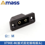 Amass XT30 XT60 XT90M/F Connector High Current Male/Female Lithium Battery Charging Gold Plated Plug