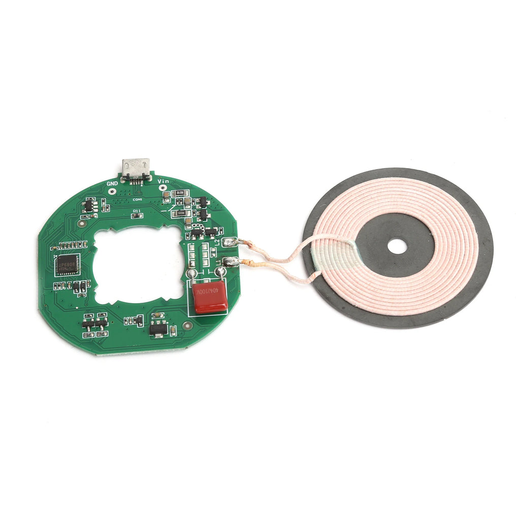 Universal 10W Qi Wireless Fast Charger Module Transmitter PCBA Circuit Board DIY Charging Coil Durable for DIY Electronic Device
