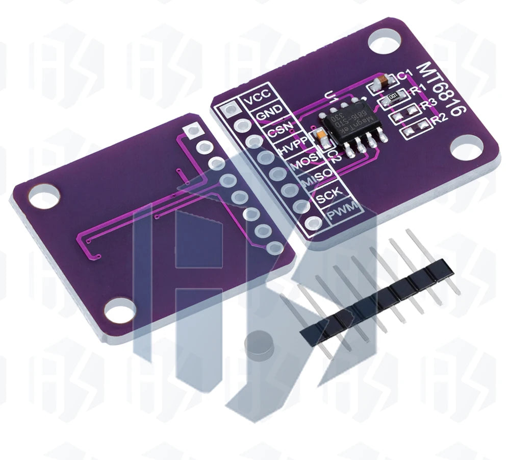 MT6816 High-Speed and High-Precision Magnetic Encoder Magnetic Induction Angle Measurement Sensor Module
