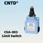Limit Switch CNTD CSA 003 Roller Plunger Actuator IP66 10A 250VAC 1NO1NC Metal Housing Travel Switch for Industrial Control Mach