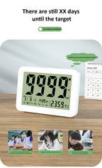 Digital Countdown Days Timer 9999-Day Count Down Clock Multi-Function Electronic Countdown Timer for Vacation Retirement Wedding