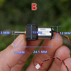 Mini N20 Gear Motor DC 3V5V 6V 35/70/100/200/240/500rpm Slow speed High torque Full Metal Gearbox Gearwheel DC Motors