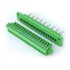 (1 pcs) 2EDGWB - 3.5mm 3.81mm Wall-Mounted Fixed Plug-in Terminal Block with Lugs KF 15EDGAM/KM Complete Set 3.5 3.81 2~24P