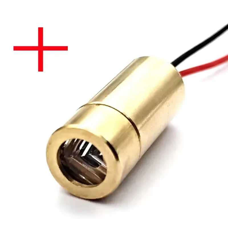 9mm Adjustable Focus Red Laser Diode Head 650nm 5mW 3V Dot Line Cross Module for Arduino Leveling Pointer DIY Electronic Kit