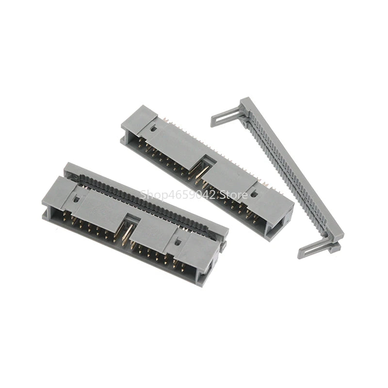 5pcs 2.54MM IDC Type Box Header Male Headers 10/14/16/18/20/30/34/40/50 PIN Connector for 1.27mm Pitch Flat Cable
