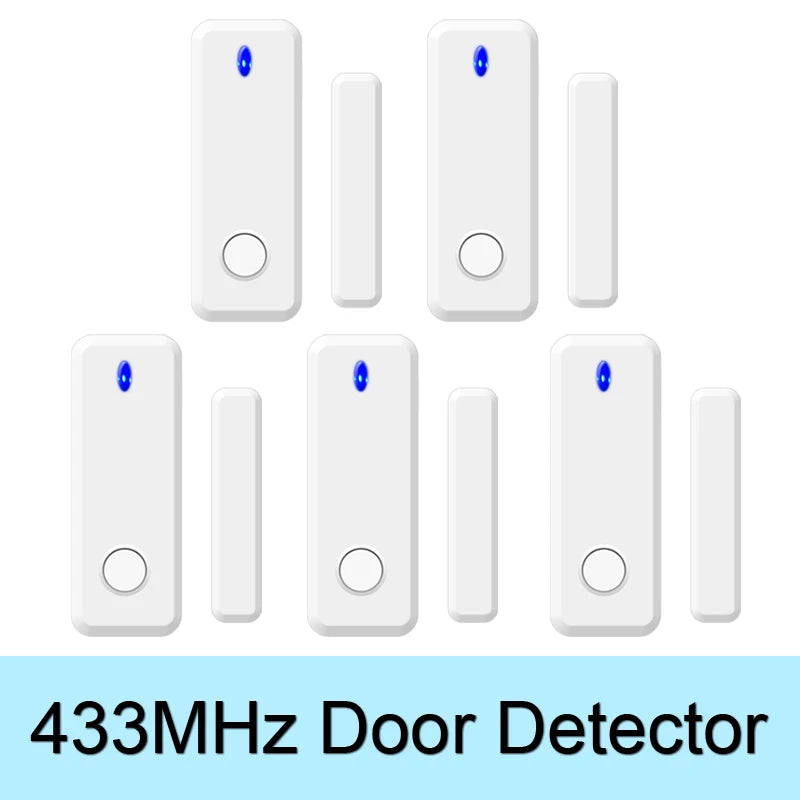 Wireless Door Window Sensor 433MHz EV1527 Code Open Door Magnetic Detector For Smart Home Security Burglar Alarm System