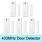 Wireless Door Window Sensor 433MHz EV1527 Code Open Door Magnetic Detector For Smart Home Security Burglar Alarm System
