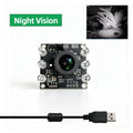 2MP Night Vision USB IR Camera Module 720P 1080P 30FPS  Infrared 850nm 940nm mini Wide angle camera for windows liunx Android