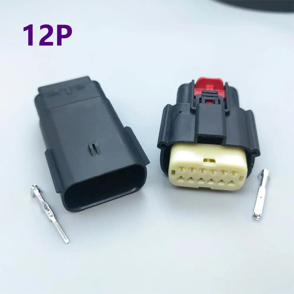 Molex 2 3 4 6 8 12 16 20 Pin Car Waterproof Connector Tail Lamp Headlight Light Socket Plug 33471-0301 For Ford BUICK Chevrolet