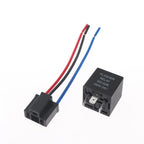 1 Set 12V 24V Car Motorcycle Steering Relay Car Flasher Relay For Turn Signal Lights 3Pin LED Flasher Relay With Socket