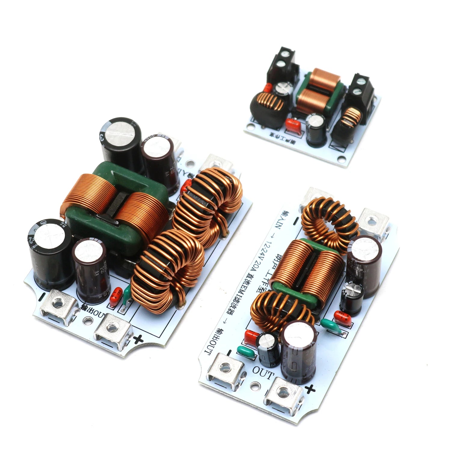 8A 20A 50A Car Audio Power Filter DC LC EMI High-Frequency Electromagnetic Interference Filter EMC Purification Noise Filtering