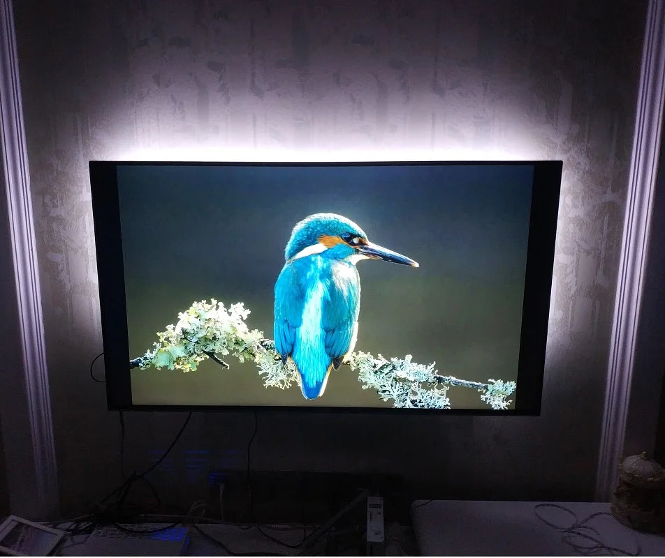 5V 50CM 1M 2M 3M 4M 5M USB Cable Power LED Strip Light Lamp SMD 3528 Christmas Desk Decor Lamp Tape For TV Background Lighting
