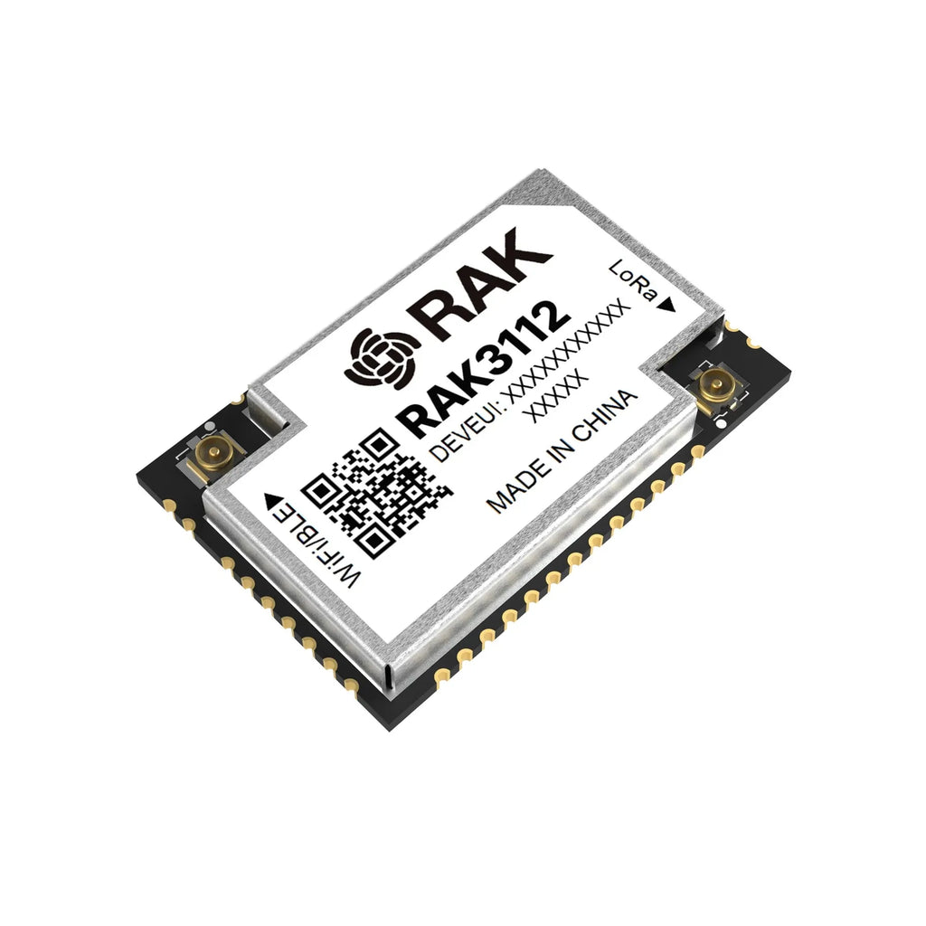 RAK3112 WisDuo Module For EdgeAI With LoRa ESP32-S3+SX1262Module With WiFi BLE  And LoRa, Ideal For Edge AI  Meshtastic And LoT