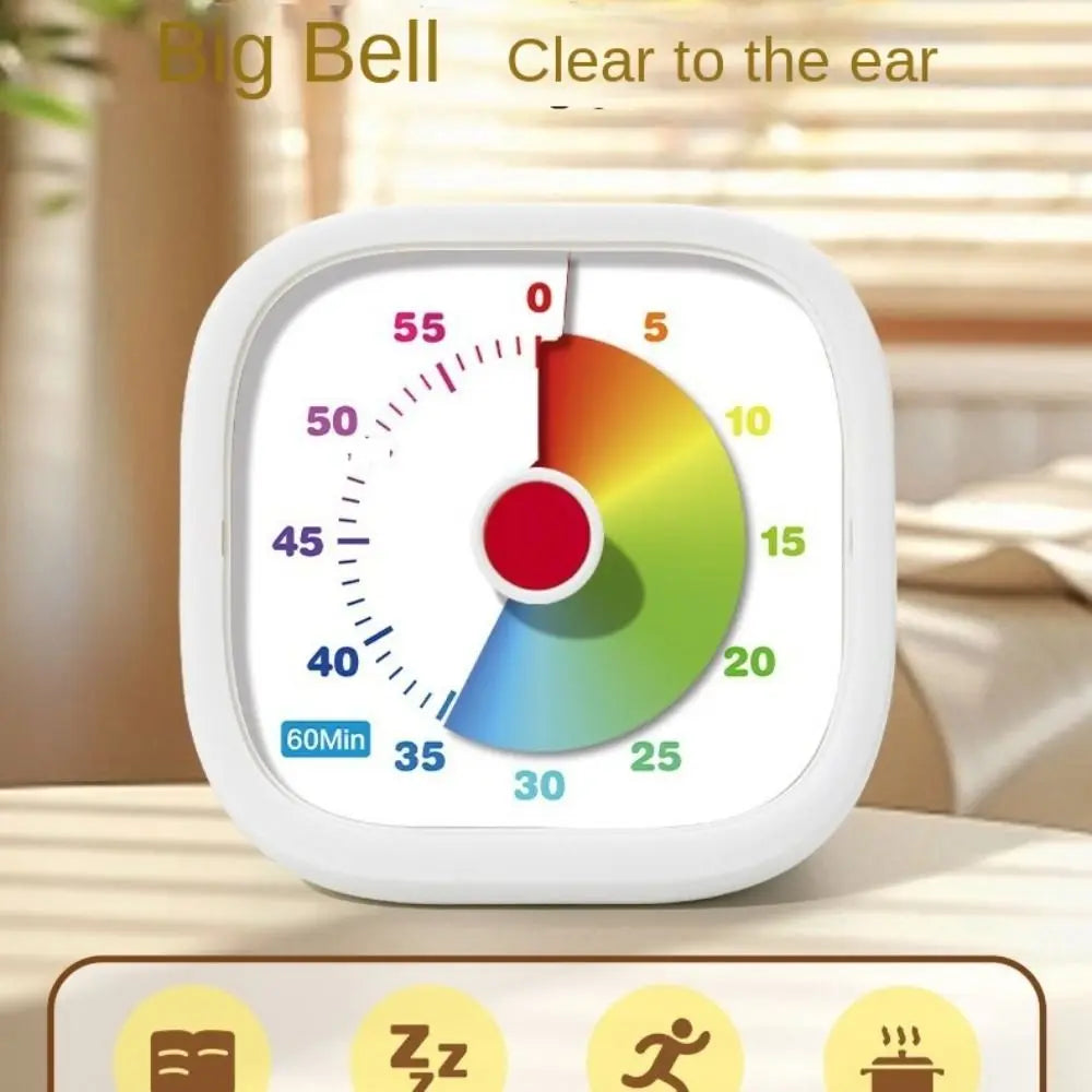 Visualization Movement Visual Timer Time Management Silent Countdown Clock with Stand Sweep Second Kitchen Cooking Timer Home