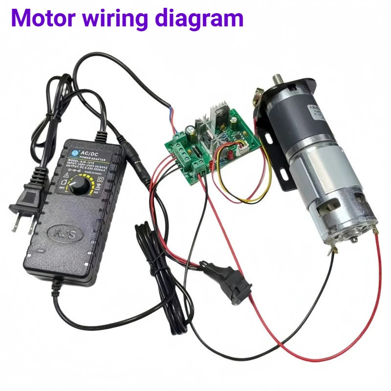 PGM42-775 planetary reduction motor, with EU/US power supply, high power and low noise