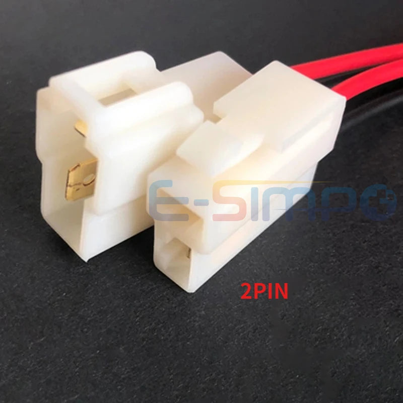 6.3mm Sedan Cable Connector 1P 2P 3P 4P 6P 8-9P Electric Motorcycle Harness Male and Female Plug Car Butt Joint Wire Length 15CM
