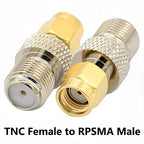 5pcs SMA Male Female to RP SMA N BNC UHF PL259 SO239 TNC Copper Brass Adapter Straight RF Coaxial Connector Converter