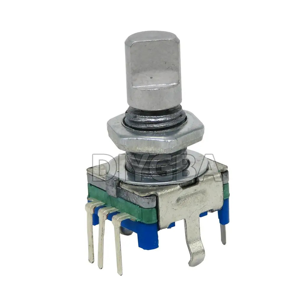 10PCS Half / Plum Axis Rotary Encoder, Handle Length 5Sets 15mm 20mm Code Switch/ EC11/ Digital Potentiometer With 13/15*17 Cap