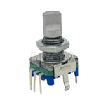 10PCS Half / Plum Axis Rotary Encoder, Handle Length 5Sets 15mm 20mm Code Switch/ EC11/ Digital Potentiometer With 13/15*17 Cap