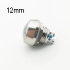 Screw Electronic Button Switch Metal Pressure Switch Waterproof Momentary Push Button 12v 240v Switches 12/16/19/22mm