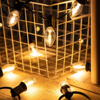 50PCS C7 LED Light Bulbs Plastic Shatterproof E12 Candelabra Base 1W Equal to 10W Replace Bulb For Outdoor  Decor String Lights
