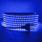 220V LED Strip 2835 120LEDs/m Waterproof 0.5M 5M 10M 20M 30M 40M Flexible Lamp Adhesive Tape White Red Green Ice Blue Pink